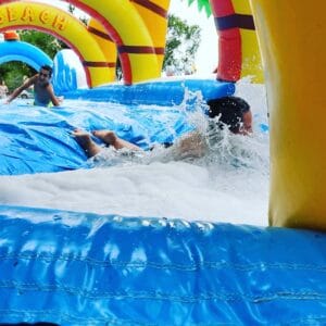 Castillo Deslizadera Acuática 50m