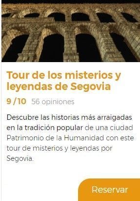 Tour Misterios y Leyendas de Segovia