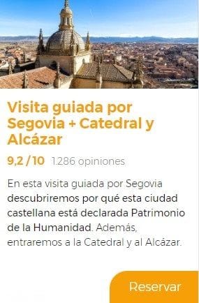 Visita guiada por Segovia + Alcázar y Catedral